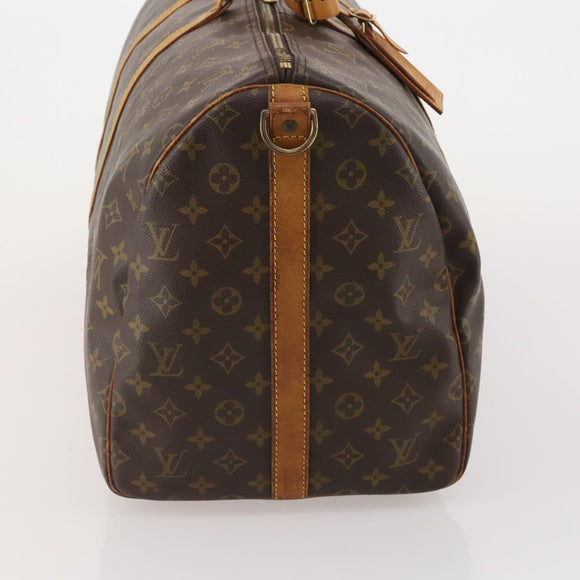 LOUIS VUITTON Monogram Keepall Bandouliere 50 Boston Bag M41416 LV Auth 197044