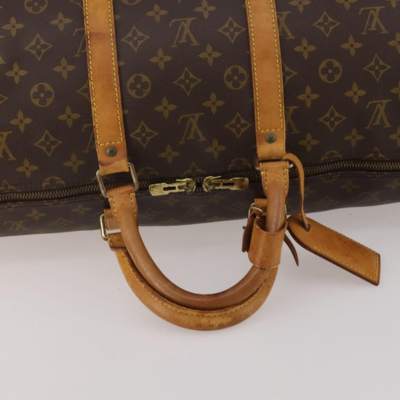 LOUIS VUITTON Monogram Keepall Bandouliere 50 Boston Bag M41416 LV Auth 197044