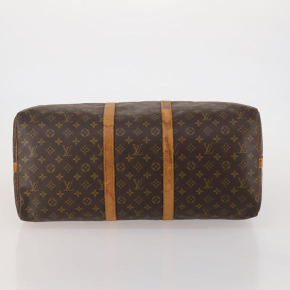 LOUIS VUITTON Monogram Keepall Bandouliere 50 Boston Bag M41416 LV Auth 197044