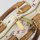 LOUIS VUITTON Monogram Multicolor Alma Hand Bag White M92647 LV Auth 197046A-18
