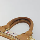 LOUIS VUITTON Monogram Multicolor Alma Hand Bag White M92647 LV Auth 197046A-8