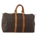 LOUIS VUITTON Monogram Keepall 45 Boston Bag M41428 LV Auth 197047-1