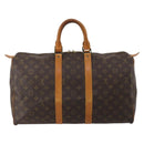 LOUIS VUITTON Monogram Keepall 45 Boston Bag M41428 LV Auth 197047-2