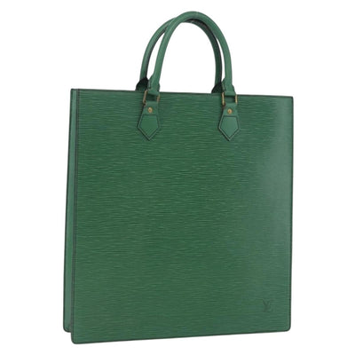 LOUIS VUITTON Epi Sac Plat Hand Bag Green M59084 LV Auth 197049