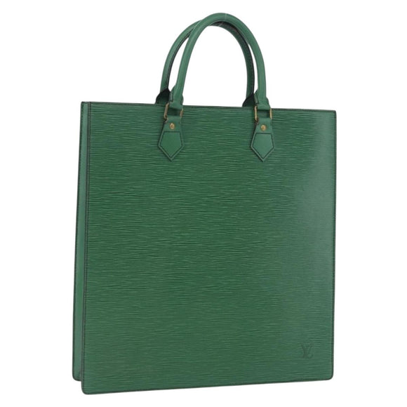 LOUIS VUITTON Epi Sac Plat Hand Bag Green M59084 LV Auth 197049