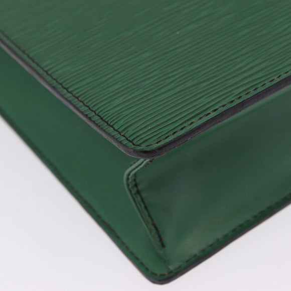 LOUIS VUITTON Epi Sac Plat Hand Bag Green M59084 LV Auth 197049