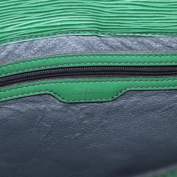 LOUIS VUITTON Epi Sac Plat Hand Bag Green M59084 LV Auth 197049