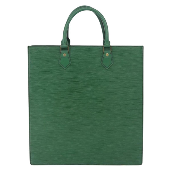LOUIS VUITTON Epi Sac Plat Hand Bag Green M59084 LV Auth 197049