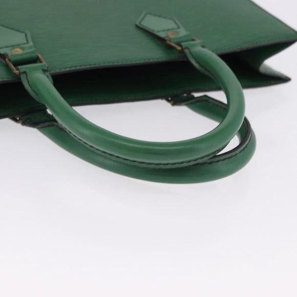 LOUIS VUITTON Epi Sac Plat Hand Bag Green M59084 LV Auth 197049