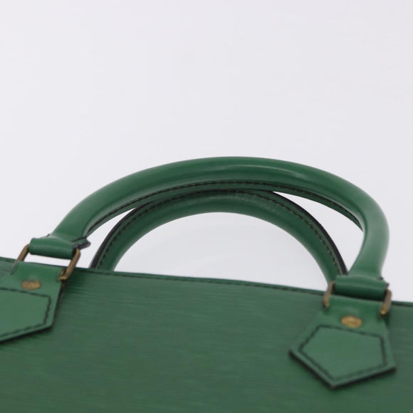 LOUIS VUITTON Epi Sac Plat Hand Bag Green M59084 LV Auth 197049
