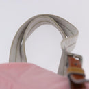 PRADA Backpack Nylon Pink Silver Auth 197051-14