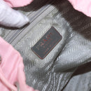 PRADA Backpack Nylon Pink Silver Auth 197051-22