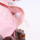 PRADA Backpack Nylon Pink Silver Auth 197051-27