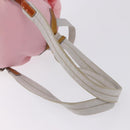PRADA Backpack Nylon Pink Silver Auth 197051-9