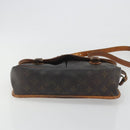 LOUIS VUITTON Monogram Gibeciere MM Shoulder Bag M42247 LV Auth 197052-5