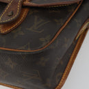 LOUIS VUITTON Monogram Gibeciere MM Shoulder Bag M42247 LV Auth 197052-15