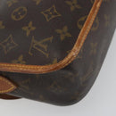 LOUIS VUITTON Monogram Gibeciere MM Shoulder Bag M42247 LV Auth 197052-18