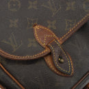 LOUIS VUITTON Monogram Gibeciere MM Shoulder Bag M42247 LV Auth 197052-9