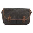 LOUIS VUITTON Monogram Gibeciere MM Shoulder Bag M42247 LV Auth 197052-13