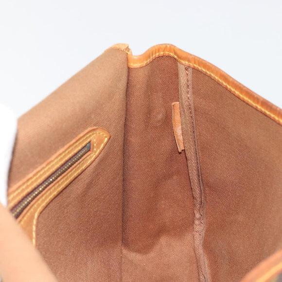 LOUIS VUITTON Monogram Gibeciere MM Shoulder Bag M42247 LV Auth 197052