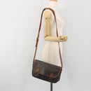 LOUIS VUITTON Monogram Gibeciere MM Shoulder Bag M42247 LV Auth 197052-26