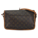 LOUIS VUITTON Monogram Gibeciere MM Shoulder Bag M42247 LV Auth 197052-2