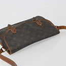 LOUIS VUITTON Monogram Gibeciere MM Shoulder Bag M42247 LV Auth 197052-6
