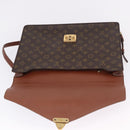 LOUIS VUITTON Monogram Porte Documents Bandouliere Bag M53338 LV Auth 197053-21