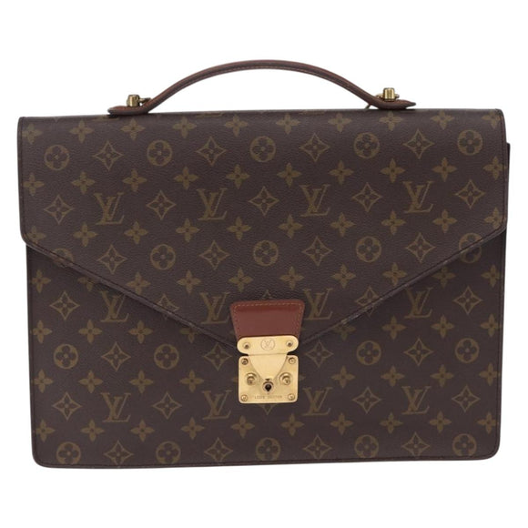 LOUIS VUITTON Monogram Porte Documents Bandouliere Bag M53338 LV Auth 197053