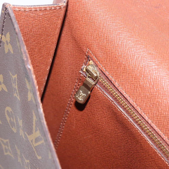 LOUIS VUITTON Monogram Porte Documents Bandouliere Bag M53338 LV Auth 197053