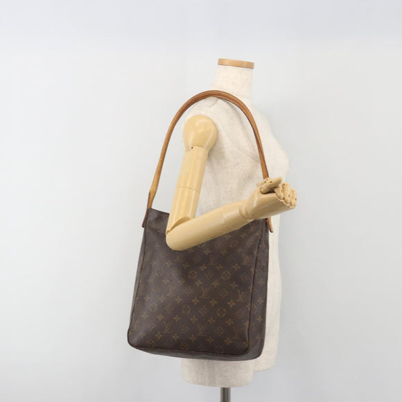 LOUIS VUITTON Monogram Looping GM Shoulder Bag M51145 LV Auth 197055