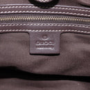 GUCCI GG Canvas GG crystal Hand Bag Coated Canvas Beige Gold 223964 Auth 197056-16