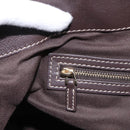GUCCI GG Canvas GG crystal Hand Bag Coated Canvas Beige Gold 223964 Auth 197056-20