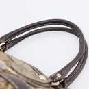 GUCCI GG Canvas GG crystal Hand Bag Coated Canvas Beige Gold 223964 Auth 197056-8