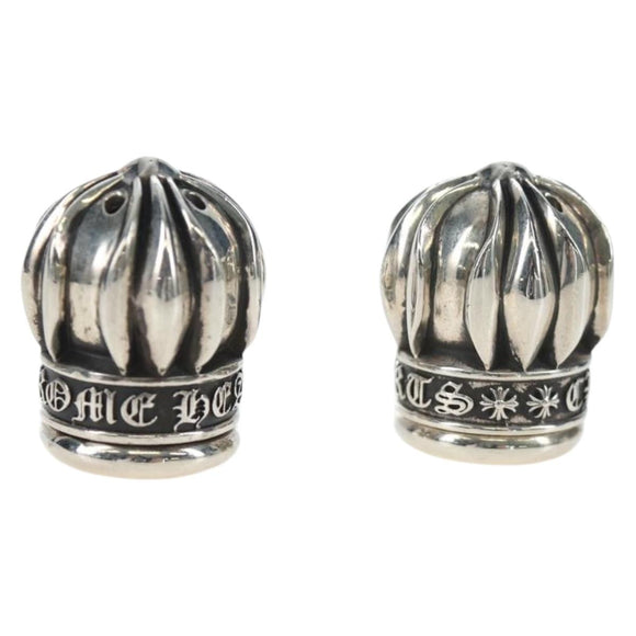 Chrome Hearts Salt & Pepper Shaker Ag925 Silver Auth 197057SM