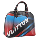 LOUIS VUITTON Race Line Alma PM Hand Bag Black Blue Red M50646 LV Auth 197100A-1