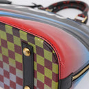 LOUIS VUITTON Race Line Alma PM Hand Bag Black Blue Red M50646 LV Auth 197100A-10