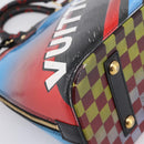 LOUIS VUITTON Race Line Alma PM Hand Bag Black Blue Red M50646 LV Auth 197100A-11