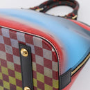 LOUIS VUITTON Race Line Alma PM Hand Bag Black Blue Red M50646 LV Auth 197100A-12