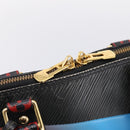 LOUIS VUITTON Race Line Alma PM Hand Bag Black Blue Red M50646 LV Auth 197100A-14