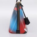 LOUIS VUITTON Race Line Alma PM Hand Bag Black Blue Red M50646 LV Auth 197100A-4