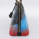 LOUIS VUITTON Race Line Alma PM Hand Bag Black Blue Red M50646 LV Auth 197100A-5