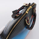 LOUIS VUITTON Race Line Alma PM Hand Bag Black Blue Red M50646 LV Auth 197100A-6