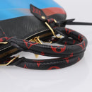 LOUIS VUITTON Race Line Alma PM Hand Bag Black Blue Red M50646 LV Auth 197100A-7