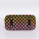 LOUIS VUITTON Race Line Alma PM Hand Bag Black Blue Red M50646 LV Auth 197100A-9