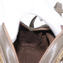 FENDI Zucchino Canvas Shoulder Bag PVC Beige Auth 197102-19