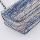 CHANEL Matelasse 20 Chain Shoulder Bag Denim Navy Gold CC Auth 197103SM-13