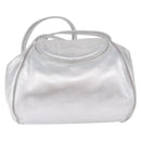 LOEWE Shoulder Bag Leather Gold Silver Auth 197104-2
