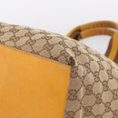 GUCCI GG Canvas Sherry Line Tote Bag Beige 131230 Auth 197106-9