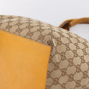 GUCCI GG Canvas Sherry Line Tote Bag Beige 131230 Auth 197106-15